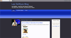 Desktop Screenshot of lee-dewyze.blogspot.com