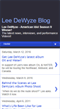 Mobile Screenshot of lee-dewyze.blogspot.com