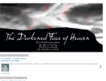 Tablet Screenshot of darkenedfaceofheaven.blogspot.com