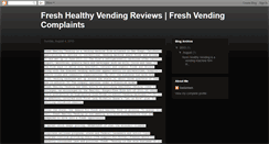 Desktop Screenshot of fresh-healthy-vending-reviews.blogspot.com
