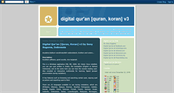 Desktop Screenshot of digital-quran-v3.blogspot.com