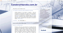 Desktop Screenshot of construirbarato.blogspot.com