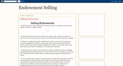 Desktop Screenshot of endowment-sellingtips.blogspot.com