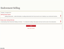 Tablet Screenshot of endowment-sellingtips.blogspot.com