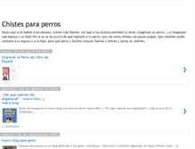 Tablet Screenshot of chistesparaperros.blogspot.com