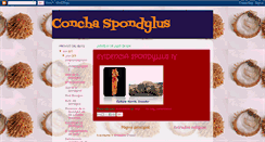 Desktop Screenshot of conchaspondylus.blogspot.com