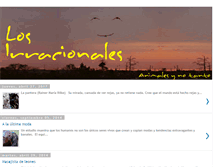 Tablet Screenshot of losirracionales.blogspot.com