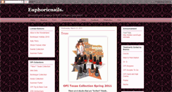 Desktop Screenshot of euphoricnails.blogspot.com
