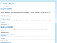 Tablet Screenshot of crookedpenis.blogspot.com