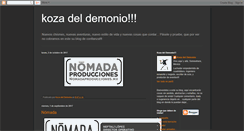 Desktop Screenshot of kozadeldemonio.blogspot.com