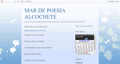 Desktop Screenshot of alcochetepoesia.blogspot.com