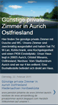 Mobile Screenshot of privatzimmer-aurich.blogspot.com