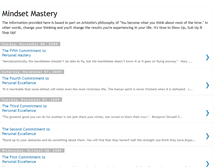 Tablet Screenshot of mindsetmastery.blogspot.com