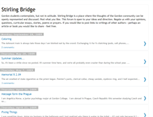 Tablet Screenshot of gordonstirlingbridge.blogspot.com