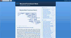 Desktop Screenshot of marylandforeclosure.blogspot.com