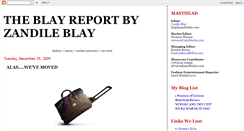 Desktop Screenshot of blayreport.blogspot.com