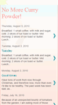 Mobile Screenshot of nomorecurry.blogspot.com