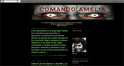 Desktop Screenshot of comandoamelia.blogspot.com