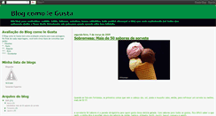 Desktop Screenshot of blogcomolegusta.blogspot.com