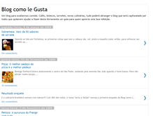 Tablet Screenshot of blogcomolegusta.blogspot.com