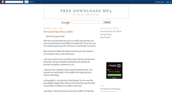 Desktop Screenshot of downloadmp3musicsafely.blogspot.com