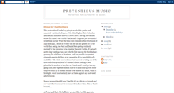 Desktop Screenshot of pretentiousmusic.blogspot.com