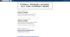 Desktop Screenshot of etwallprimaryschool.blogspot.com