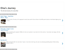 Tablet Screenshot of elise-journey.blogspot.com