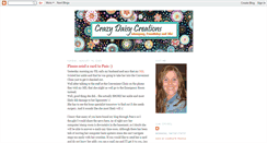 Desktop Screenshot of crazydaisycreations.blogspot.com