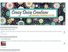 Tablet Screenshot of crazydaisycreations.blogspot.com