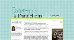 Desktop Screenshot of daydreamsanddandelions.blogspot.com