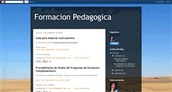 Desktop Screenshot of formacionpedagogicalmz.blogspot.com