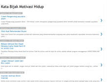 Tablet Screenshot of kata-bijak-ku.blogspot.com