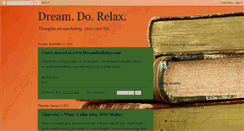 Desktop Screenshot of dream-do-relax.blogspot.com