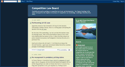 Desktop Screenshot of competitionlawboard.blogspot.com