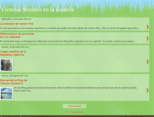 Tablet Screenshot of cienciassocialesenlaescuela.blogspot.com