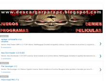 Tablet Screenshot of descargarparapc.blogspot.com