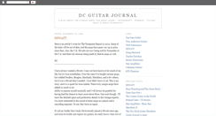 Desktop Screenshot of dcguitarjournal.blogspot.com