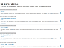 Tablet Screenshot of dcguitarjournal.blogspot.com