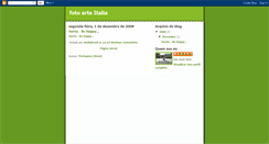 Desktop Screenshot of fotoarteitalia.blogspot.com