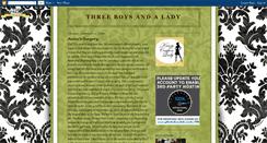 Desktop Screenshot of 3boysandalady2008.blogspot.com
