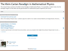 Tablet Screenshot of klein-cartan.blogspot.com