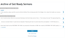 Tablet Screenshot of getreadysermons2.blogspot.com