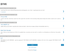 Tablet Screenshot of bywk.blogspot.com