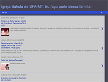Tablet Screenshot of igrejabatista-sfa-mt.blogspot.com