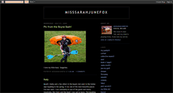 Desktop Screenshot of misssarahjunefox.blogspot.com