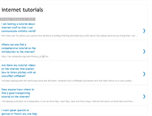 Tablet Screenshot of 1-internet-tutorials.blogspot.com