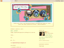 Tablet Screenshot of girlsandtheirdogs.blogspot.com