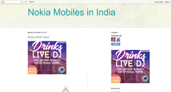 Desktop Screenshot of nokiamobilesinindia.blogspot.com