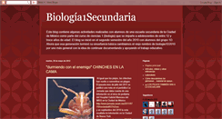 Desktop Screenshot of biologia1d2010.blogspot.com